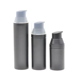 Flacone Airless cosmetici nero