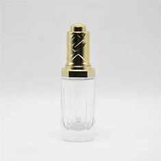 Flacone con contagocce in vetro glod