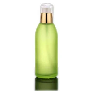 Bottiglia cosmetica in vetro smeraldo da 120ml